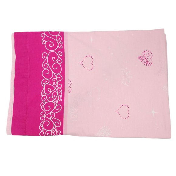 Disney Princess Sheet Set Twin 2011 3pc Girls Pink Heart Aurora Belle Cinderella - Picture 4 of 10